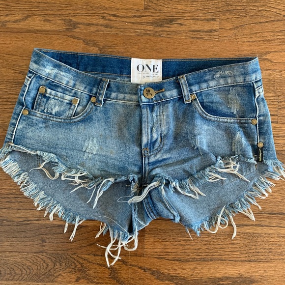 one teaspoon low waist bonita shorts
